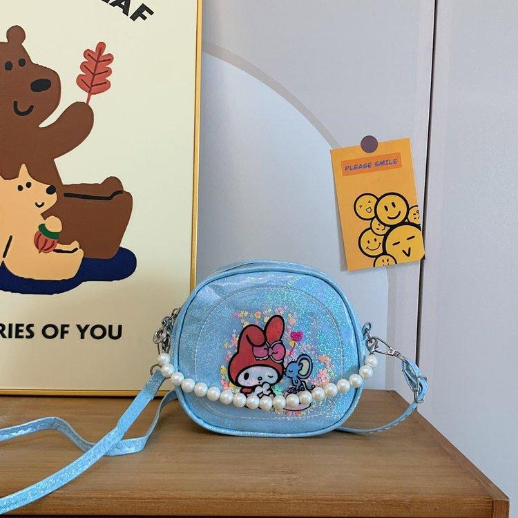Fashion Children's Bag, Little Girl Out Trendy Accessories Bag, Change Bag, Cute Cartoon Beaded Handbag, Messenger Bag
