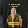 John Pork Is Calling Meme Vintage T-Shirt, Gift For Woman and Man, Brainrto T Shirt, T Shirt FD, Viral Meme Gift for Teens & Adults