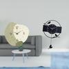 Silent Bird Wall Clock Minimalist Art Ornament Simple Cartoon Decorative Hanging for Kitchen