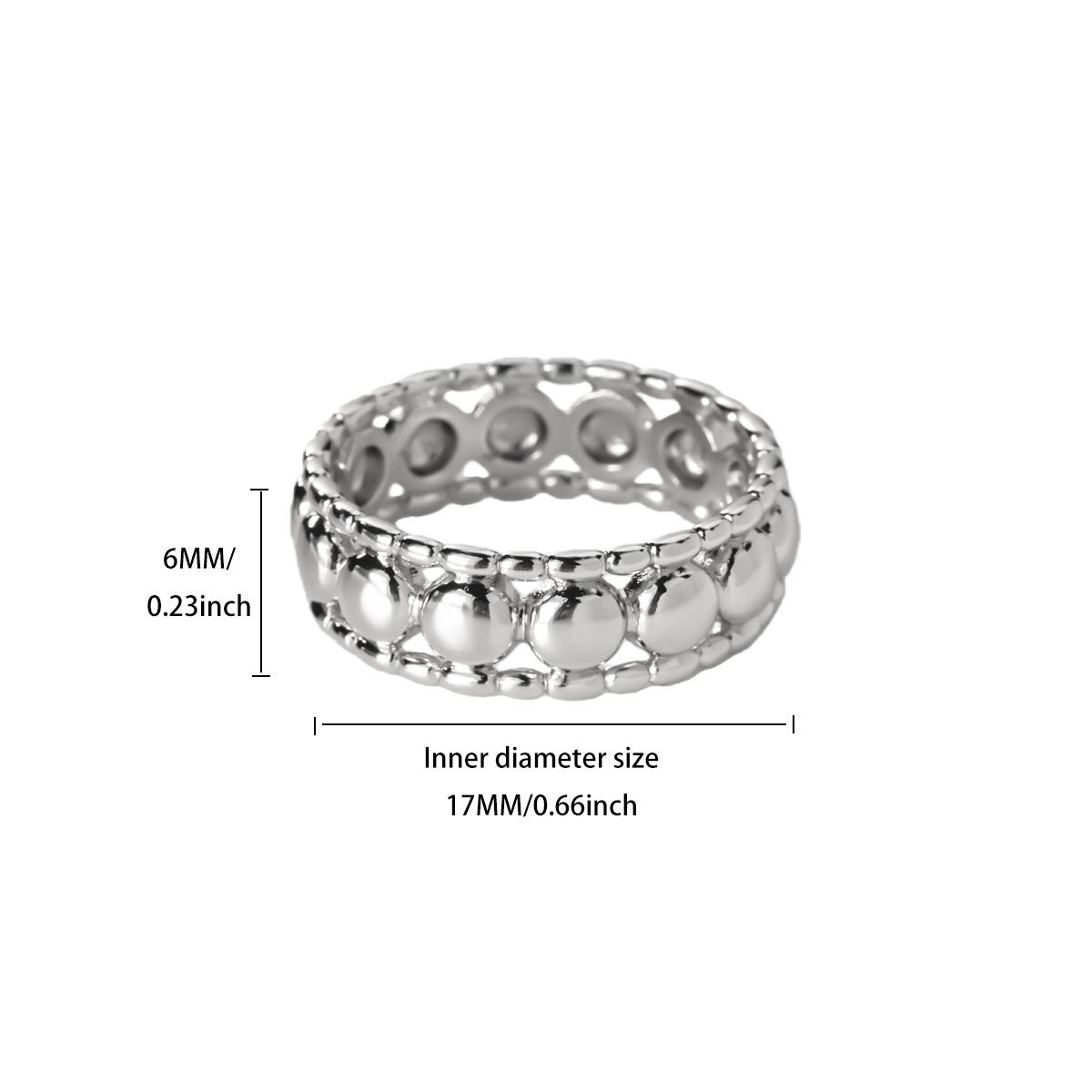 

Classic Stainless Steel Size 7&8 Ring for Women Mama Couple Gold Color Anti Fading Rings Jewelry Accessories Anniversary Gifts one size