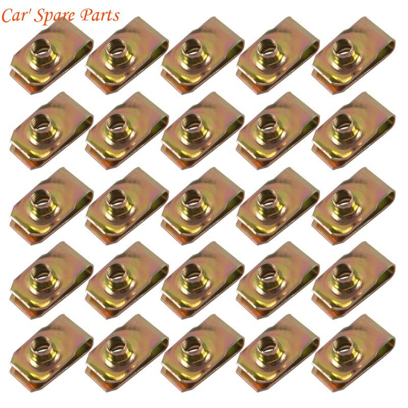 Y4UA U-Type Clips with Thread M8-M6-M5-M4 for Scooter U-Style Clip-On- Fasteners Nut