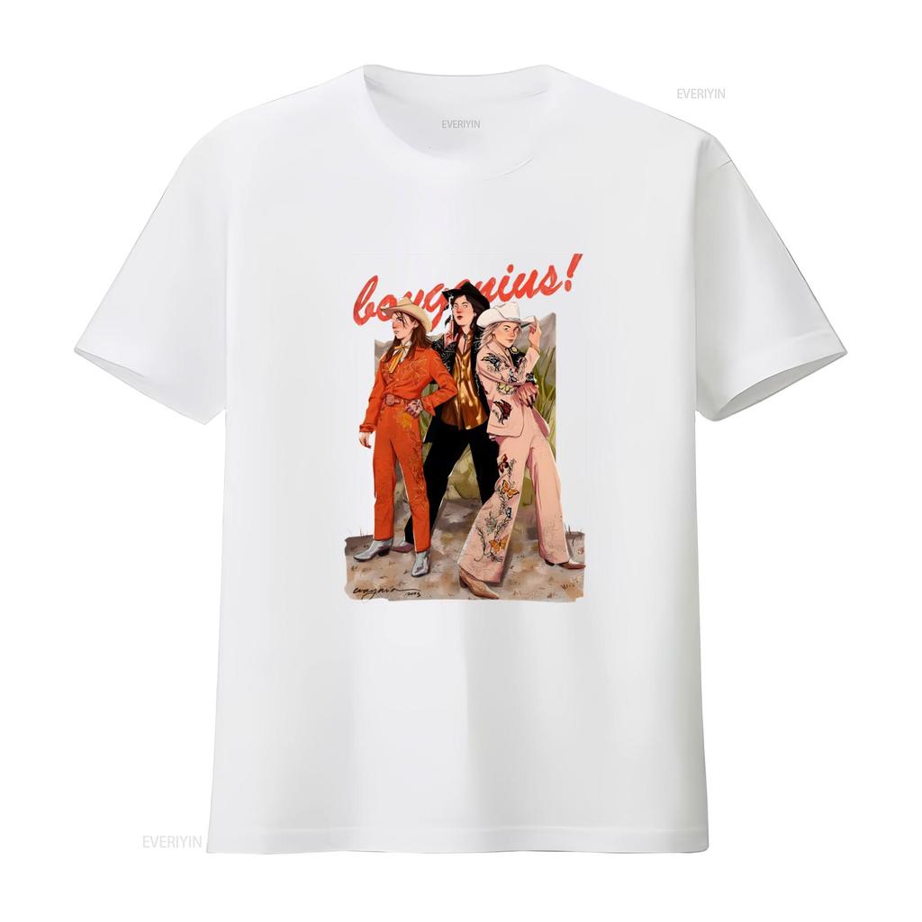 Boygenius 2023 Indie Rock Music Tour T Shirt All Sizes S 5XL Unique Band Design Perfect for Fans vintage Washed graphic