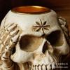 New Creative Personality Do Not Hear Do Not Say Resin Ornaments Halloween Skeleton Ghost Festival Atmosphere Decorations