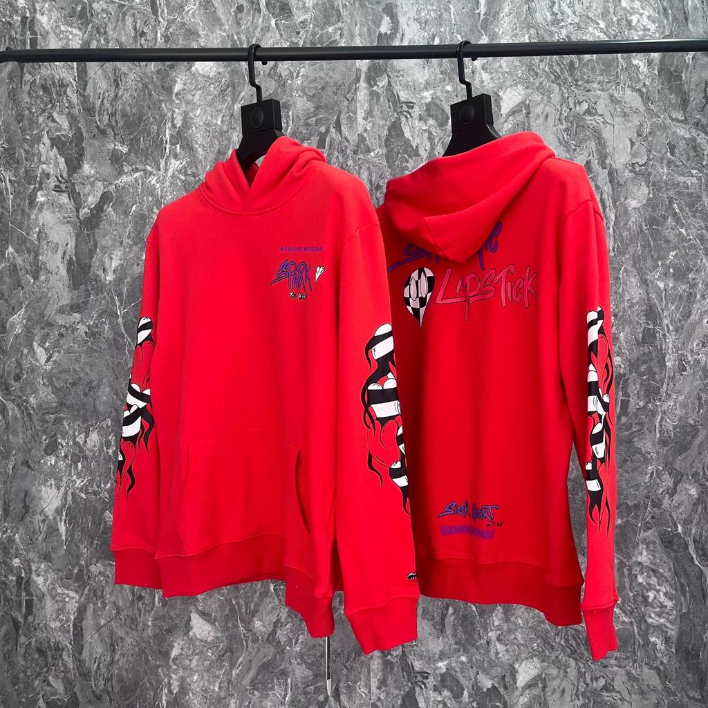 New Chrome Hearts Sanskrit Cross Cropped Hoodie