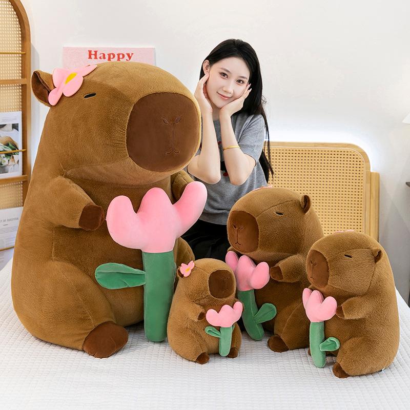 Cute Capybara Capybara Gives Girlfriend Gift Plush Toy Doll Children's Doll