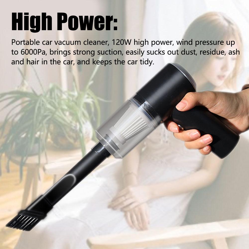 Aspirador de mano Limpiador de coche recargable inalámbrico de alta  potencia con filtro lavable con agua para comprar a buen precio — entrega  gratuita, reseñas reales con fotos — Joom