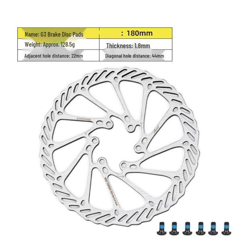LESHI G3 Mountain Bike Disc Brake Rotor 180mm
