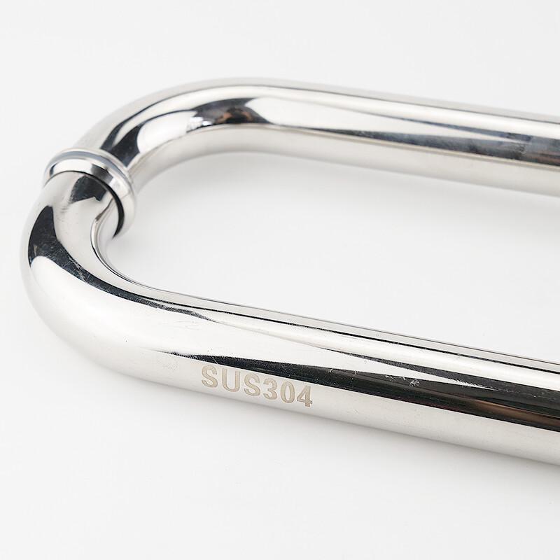 Haistick 304 Stainless Steel L-Shape Glass Door Handle