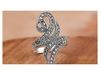 Women's Handmade Thai S925 Silver Jewelry: Marcasite Ring