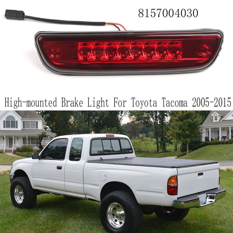 A58X-For Toyota Tacoma 2005-2015 LED 3RD Tail Brake Light Stop Parking Lamp High-Mounted Brake Light