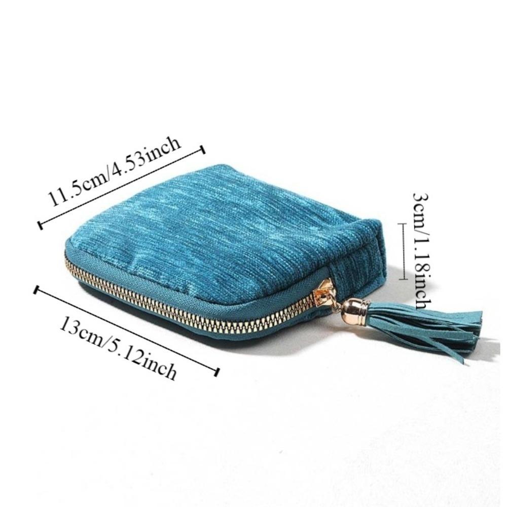 Jewelry Display Tassel Zipper Jewelry Bag Exquisite Jewelry Organizer  Ladies/Girls