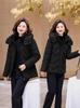Middle-aged and Elderly Short Cotton-padded Clothes, Winter Hooded Thermal Cotton Jackets, Mother Clothes, Multi-color Spot Can Be Mixed