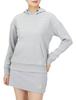 Golf 2022 Model Golf Top GY00 Size S Fall/Winter [Latte] Hoodie, Sweat-Wicking, Stretch, Women's, (Gray),