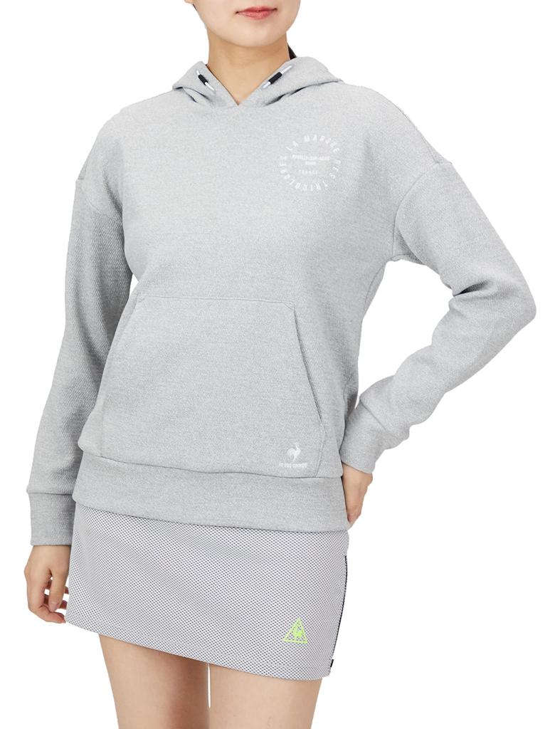 Le Coq Sportif Golf 2022 Model Golf Top GY00 Size S Fall/Winter [Latte] Hoodie, Sweat-Wicking, Stretch, Women's, (Gray),