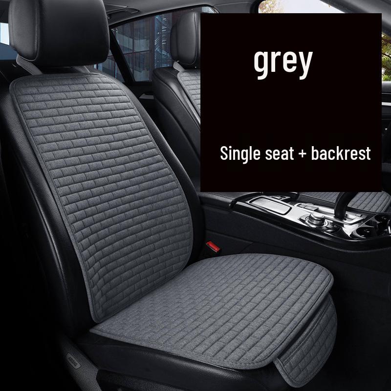 Cushion Linen Backrest Car Universal Nonslip Wearresistant Comfortable For All Seasons