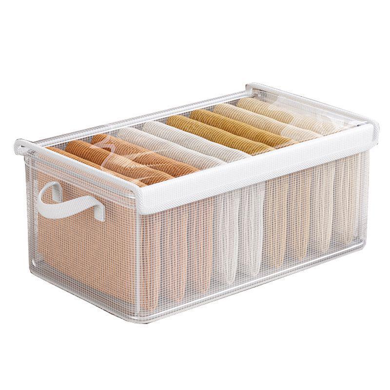 8-Piece Wardrobe Organizer Set: Clothes & Pants Storage Baskets