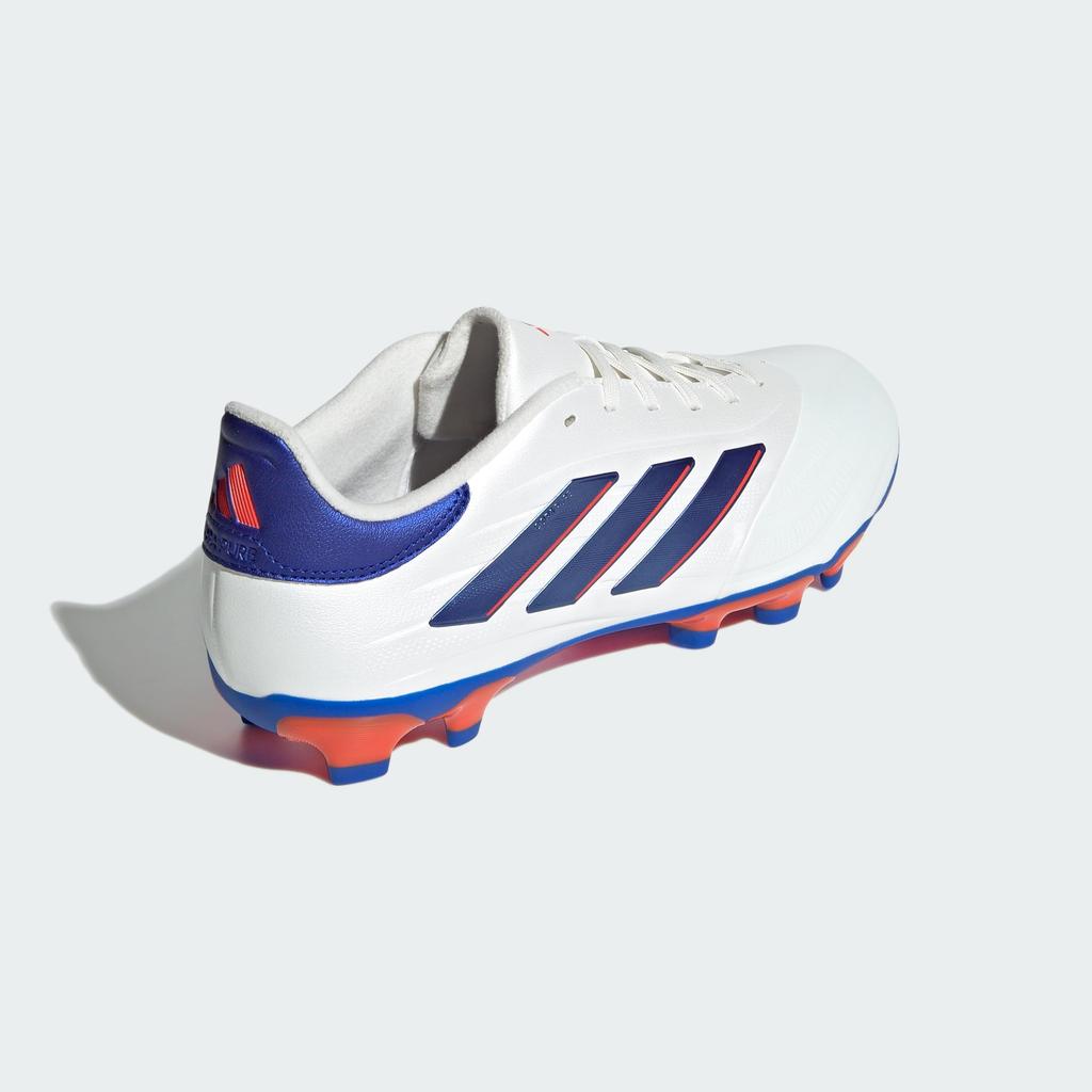 Adidas Copa Pure 2 League Soccer Cleats Unisex Adult NKZ86 Footwear Red Size (HG/AG) White/Lucid Blue/Solar (IG8687) 25.5cm
