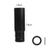 15-19mm Extended Hexagon Socket 6-Point Impact Sockets Metric Wrench Deep Impact Socket Wrench Head Tire Removal Car Repair Tool