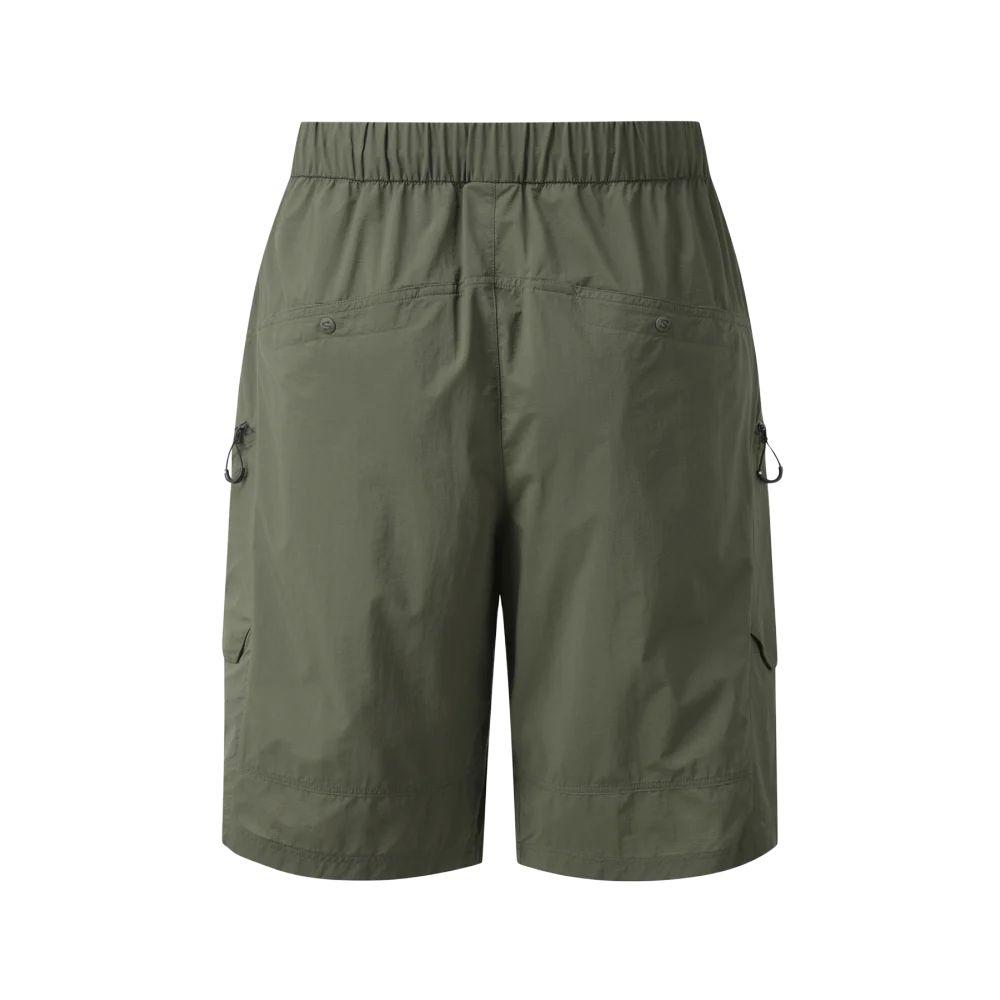 SALOMON Uni Soft Peak Logo Loose Waterproof Casual Shorts Unisex Shorts Army-Green C28168