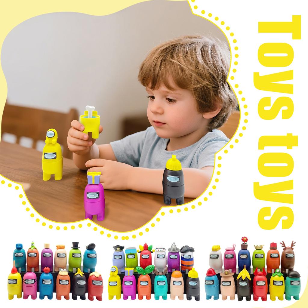 PVC Action Figure Model Toy Computer Desktop Doll Gift Set Children Toy