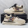 Men's Shoes Spring New Student Trend Versatile Breathable Thick-soled Wear-resistant Running Sports Casual Shoes Men's Dad Shoes