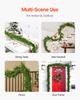 VEVOR Christmas Garland, 2750 Mm Realistic Norfolk Pine Garland, Evergreen Real Touch Artificial Faux Greenery Garlands