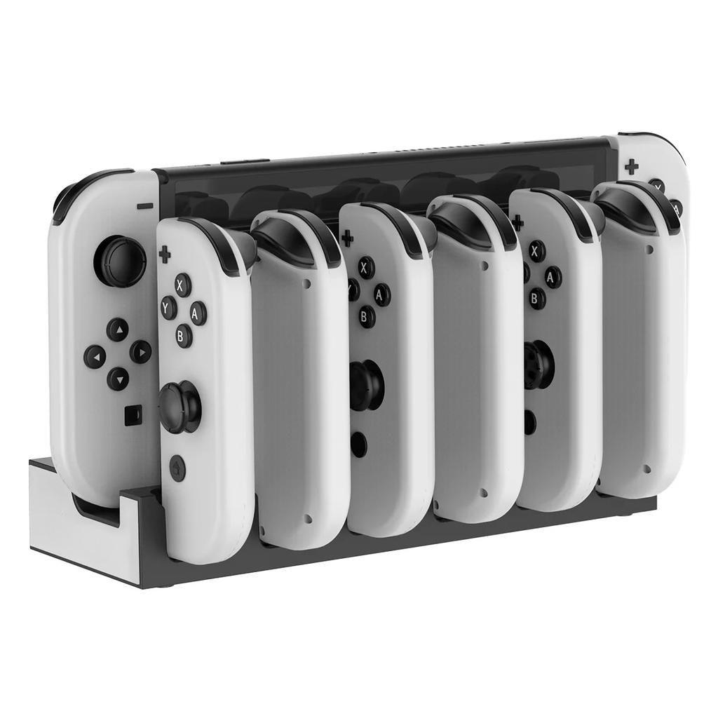 Charging Dock for Switch 1 Joy-cons,Charges Up 6 Controller with LED Indication&1 USB 2.0,Charger Dock Station for Switch