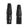 4/10/20pcs 3-Pin XLR Male To Female Adapter - Balanced Audio Plug for Microphone Mixer Speaker