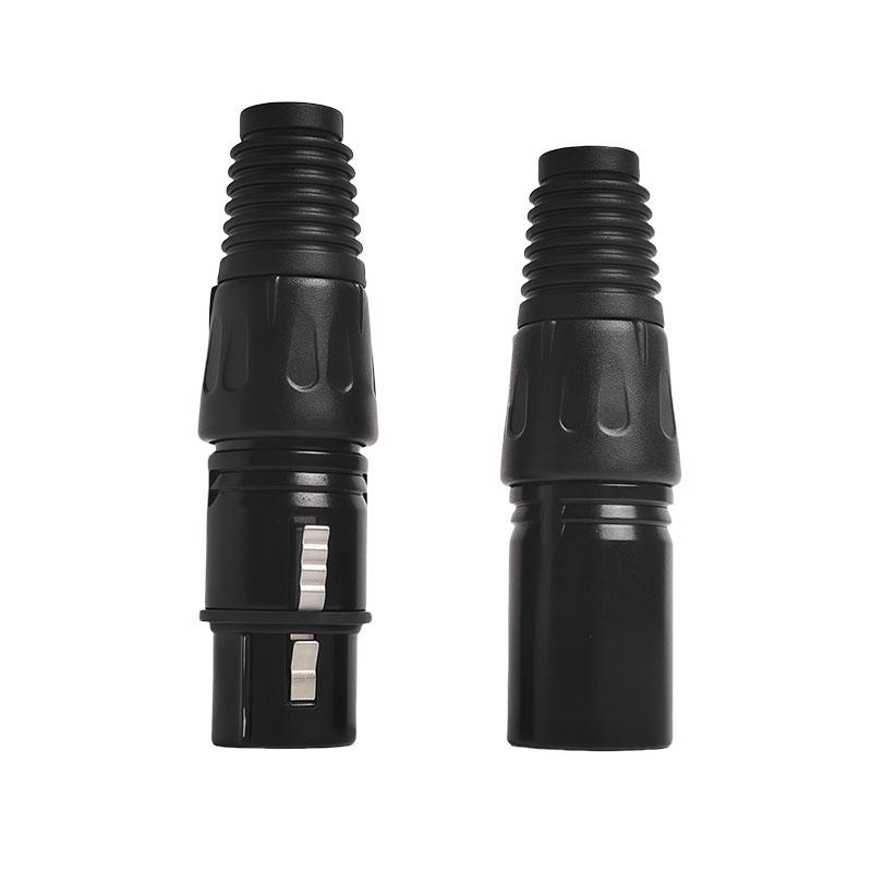 4/10/20pcs 3-Pin XLR Male To Female Adapter - Balanced Audio Plug for Microphone Mixer Speaker