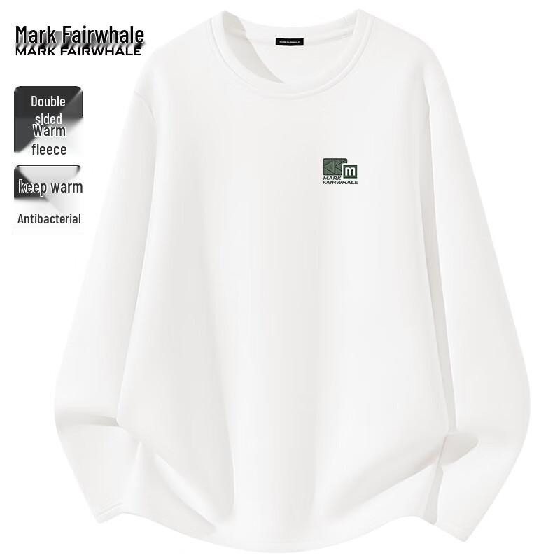 Mark Fairwhale Men's Double-Sided Velvet Thermal Long Sleeve T-Shirt