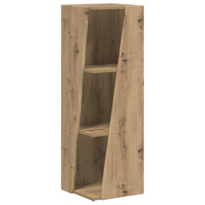 Side Shelf Artisan Oak 33 X 32 X 100.5 Cm Particleboard