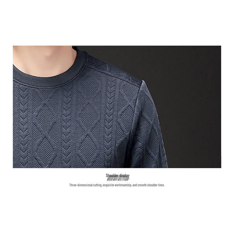 MIIOW Men's Casual Crewneck Pullover Sweatshirt