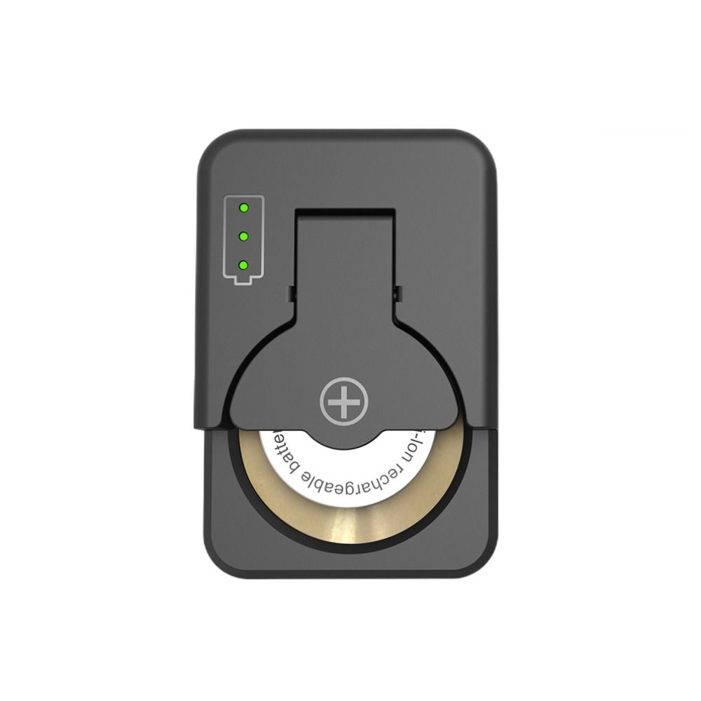 

Portable Mini Coin Cells Charger Universal Lithium Coin Charger Button Battery Charger LIR1025 Black