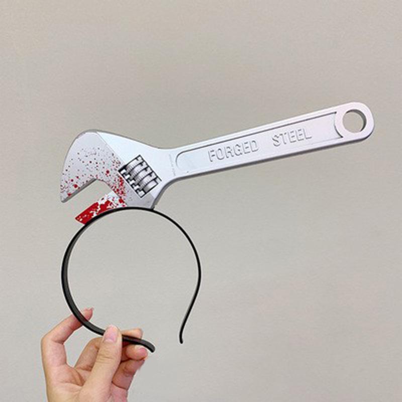 Halloween Blood Knife Headband - Spooky Masquerade Party and Cosplay Prop.