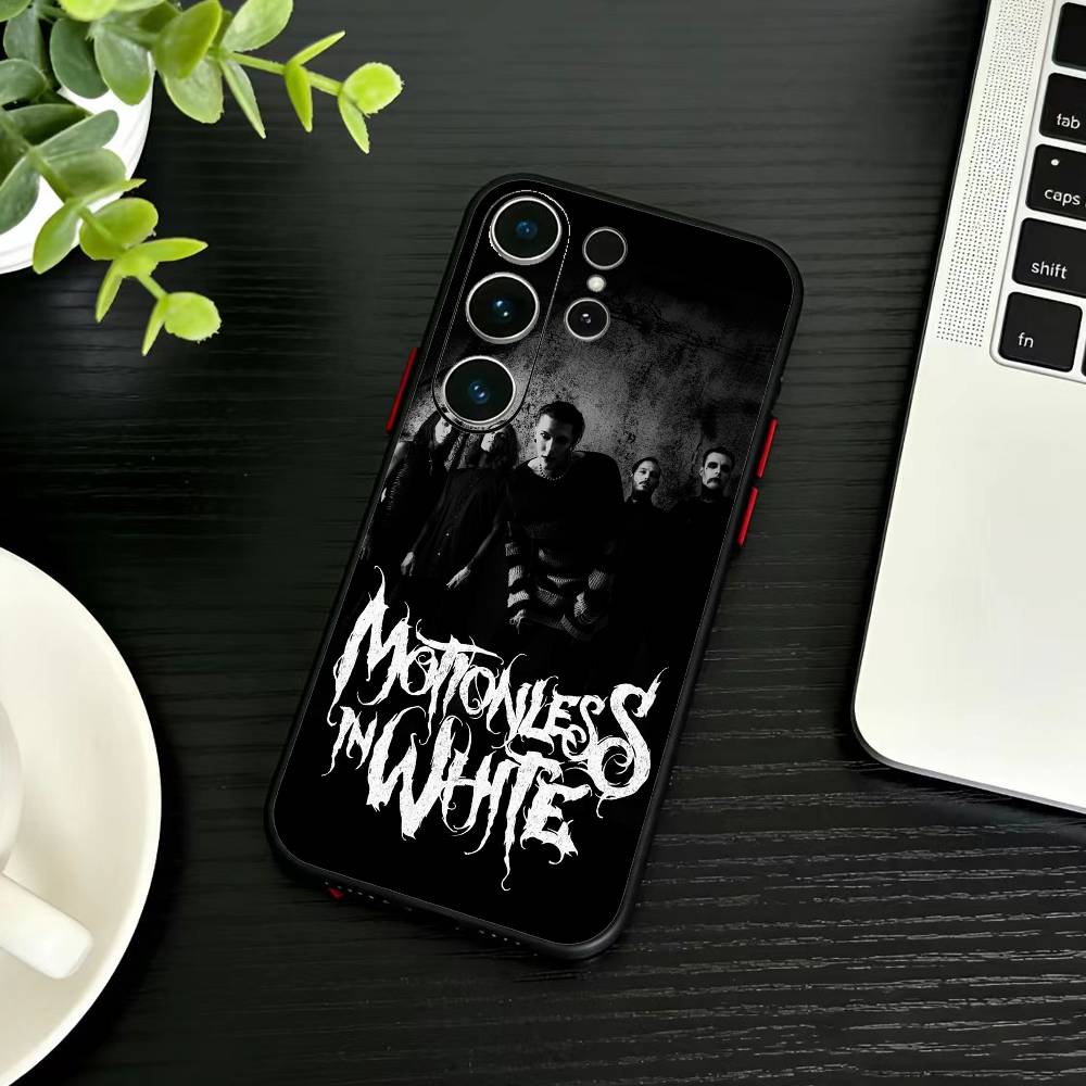 D-Motionless In W-White Phone Case For Samsung S26,S25,S24,S23,S22,S30,S21,Ultra,Plus,FE 5G Black Soft Cover