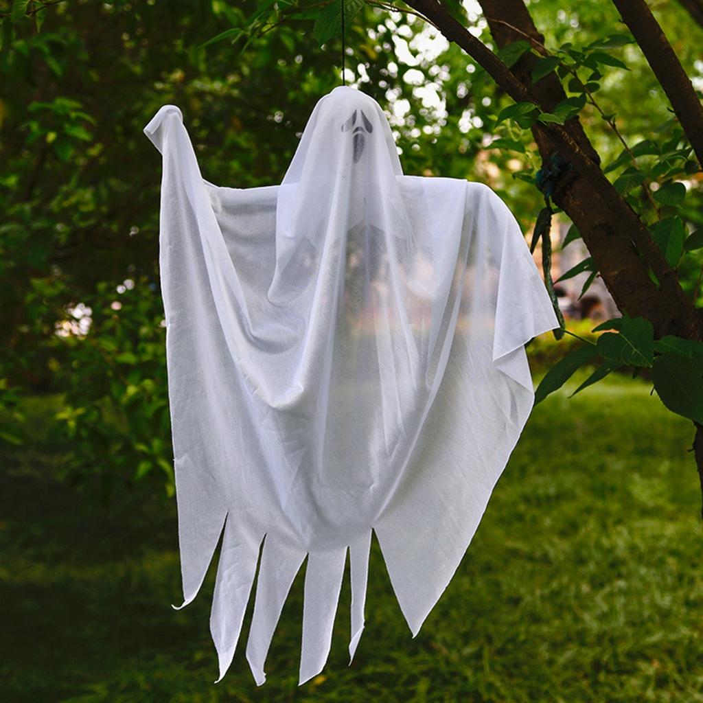 Halloween Terror dekorace Přívěsek duch Závěsný duch ohrožující rekvizita Nádvoří dekorace přívěsek