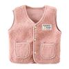 Children's Plush Vest Polar Fleece Sleeveless Jacket Thick Warm Kids Vest