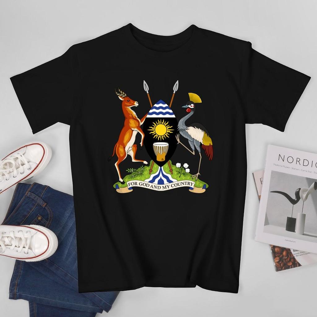 More Design Uganda Flag Ugandans Unisex Tshirt Tees Tshirt Oneck T Shirts Unisex Boys Clothing 100 Cotton