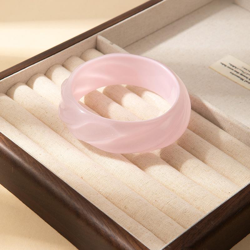 Изящный Флэш Круглый Спиральный Желейный Смоляной Браслет Геометрический Цветной Наслаиваемый Смоляной Браслет Продвинутое Чувство