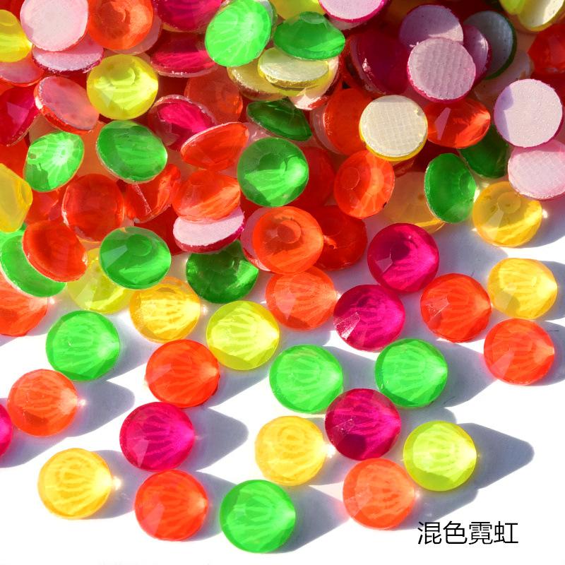Imitation Austrian Hot Diamond Manicure Glass Flat Bottom Drill Adhesive Rhinestone Diy Clothing Accessories Hot Melt Adhesive Bottom Drill