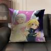 Anime 7 D-Deadly S-Sins Cushion Cover Natural Linen Organic Fabric Double-Sided Printing Sofa Home Decor Gift Pillow Case