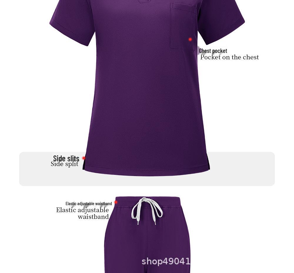 Unisex Medical Scrub Suit for Hospital Operating Room - Breathable, Sweat-Absorbent