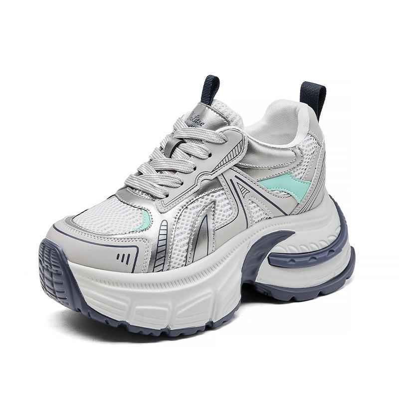 

Spring new platform dad sports shoes versatile casual shoes heightening small muffin women s shoes 40