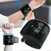 Rechargeable Wrist Blood Pressure Monitor with Large Display & Voice Broadcast, Automatic Digital Tensiometer for Home Use, Indoor Outdoor Portable
