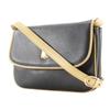 Celine Old Celine Shoulder Bag 2-way Clutch Black Calfskin Women Used
