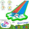 Inflatable Floating Lounge Chair with Sunshade - Glow-in-the-Dark Outdoor Tanning Pool, Water Slide Toy for Sunbathing & Splashing
