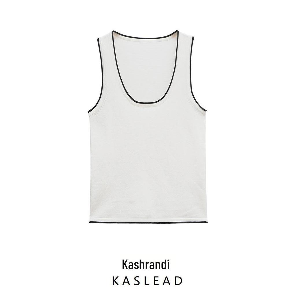 Spring 2025 Women's European & American Style Versatile Knit Top