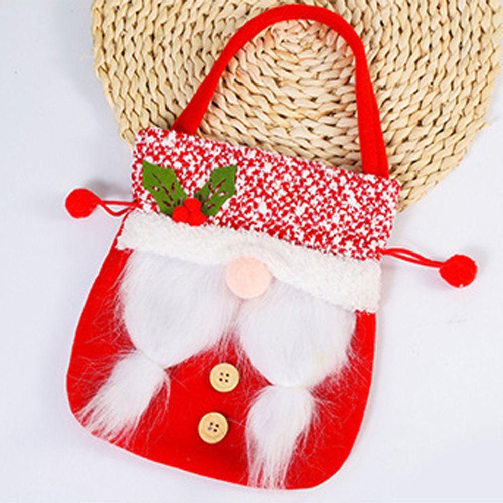 For Home Decorations Kids Candy Bags Christmas Tree Ornaments Christmas Handbags Storage Bags