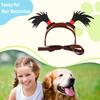 Halloween Dog Hairband Pet Cosplay Party Hair Hoop Dress-up Costume Accessories Funny Headband for Cats Dogs Parties Photoshoots Festivals
