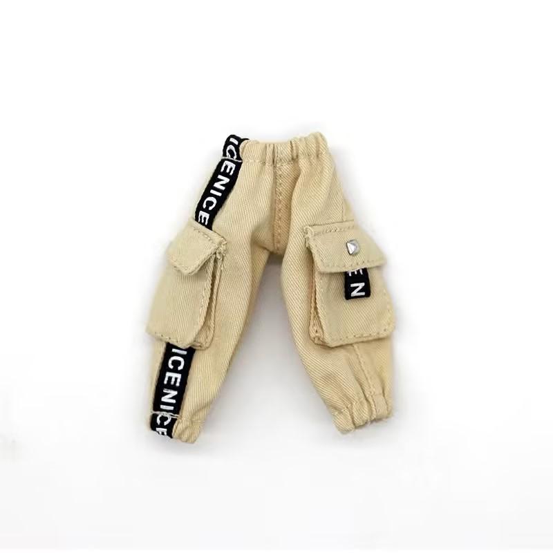 OB11 Baby Clothes Baseball Uniform Letter Overalls Suit Coat Fashion Pants For Obitsu11 Molly YMY Body 1/12 BJD Doll